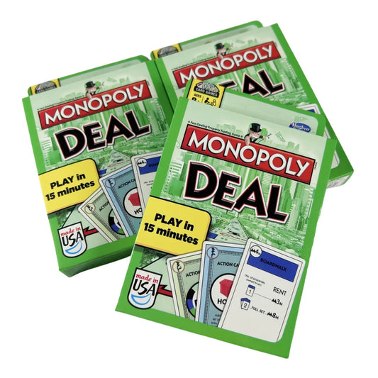 Monopoly Deal Card Game Family Gathering Friends Party Board CLUEDO Game Battle Kids Puzzle Poker Christmas Birthday Gift