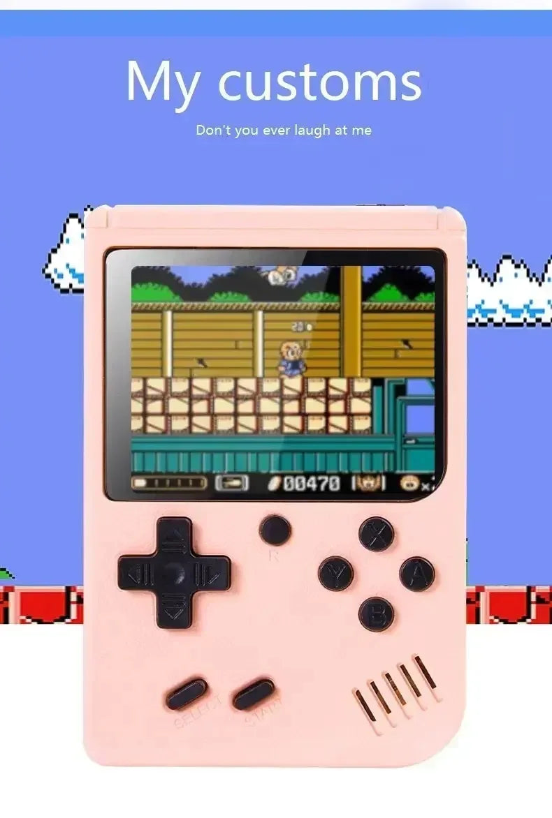 Retro Portable Mini Handheld Video Game Console 8-Bit 3.0 Inch LCD Color Kids Game Player Built-in 400 games For Kid Xmas Gift