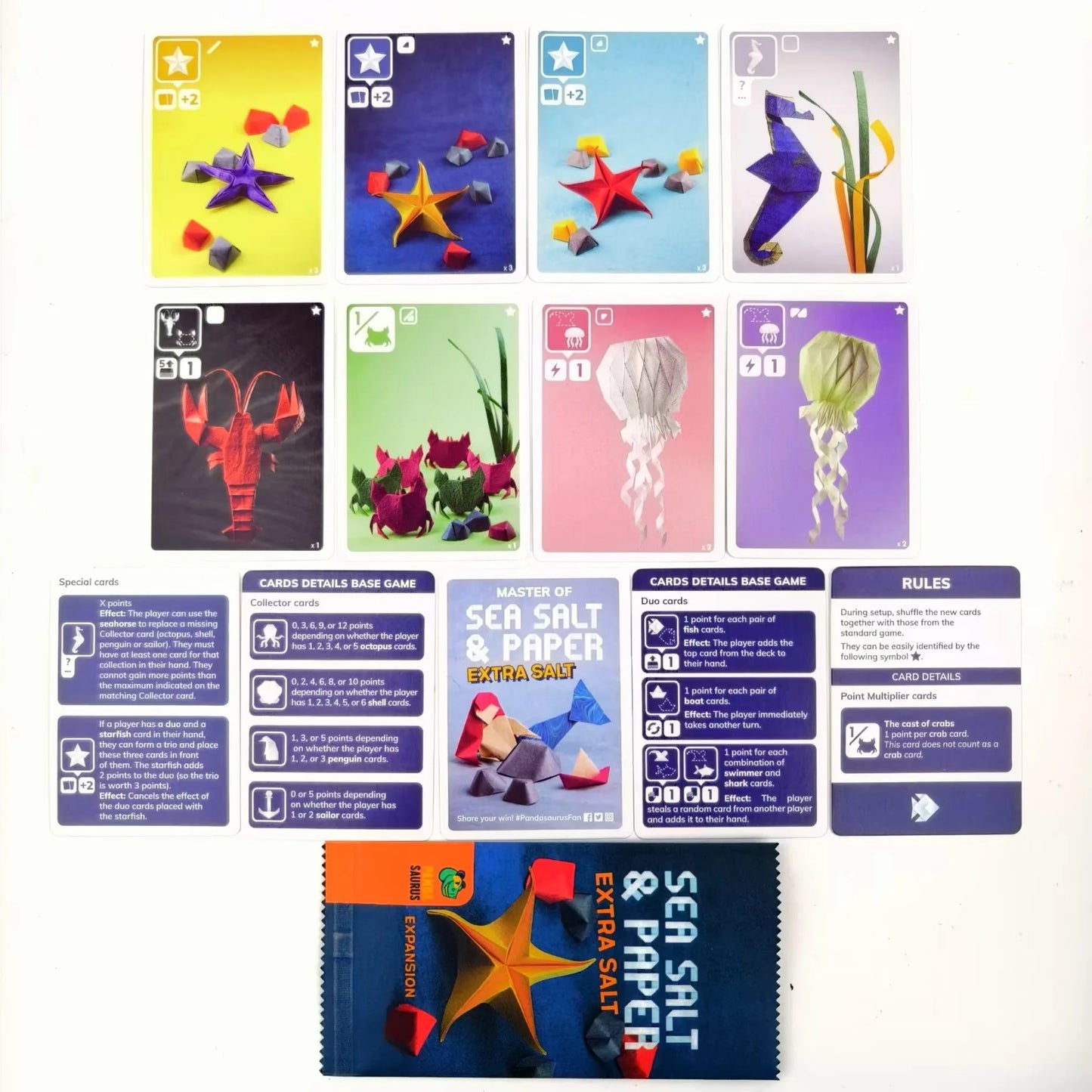 Bombyx | Sea Salt and Paper - Extra Salt Expansion | Card Game | Ages 8+ | 2-4 Players | 30 Minutes Playing Time English version