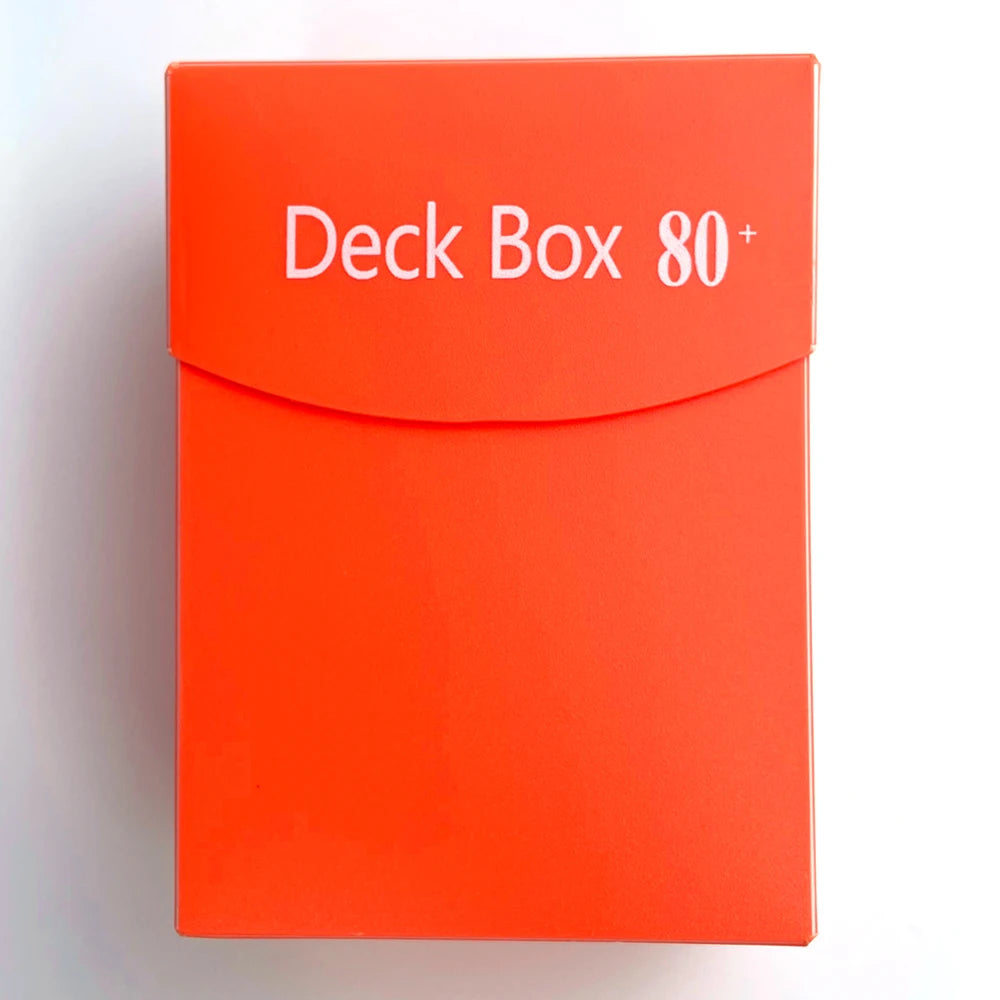 80+ Cards Deck Box Classic Color Board Games TCG Cards Deck Case Collection Organizer Box Cards for Magica PKM YGO Gathering