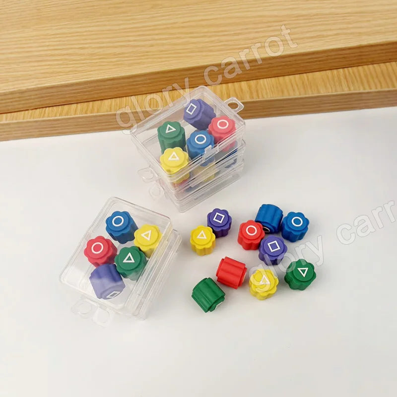 5Pcs/box Korea Traditional Play Game Gonggi Jack Stone Pebbles Set Hand-Eye Coordination Training Toy