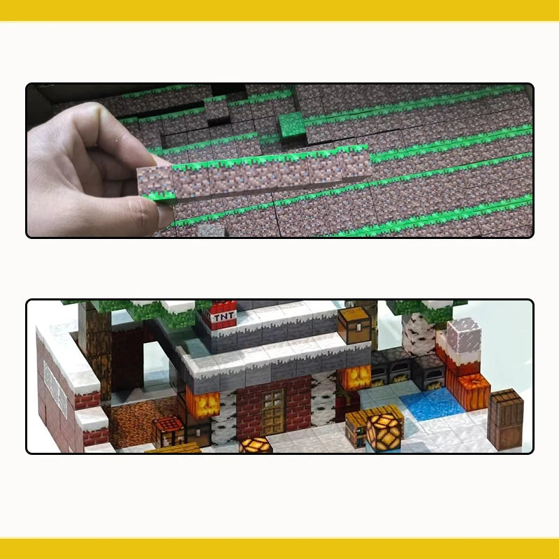 Magnetic building blocks, suitable for boys and girls, a set of magnetic cubes for children over 3 years old, DIY, STEM toys