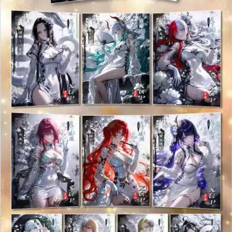 Moonlight Glass Wholesales Goddess Collection Card A5 Acrylic Card Waifu Hobby Doujin Card Playing Cards Games Toys Gift