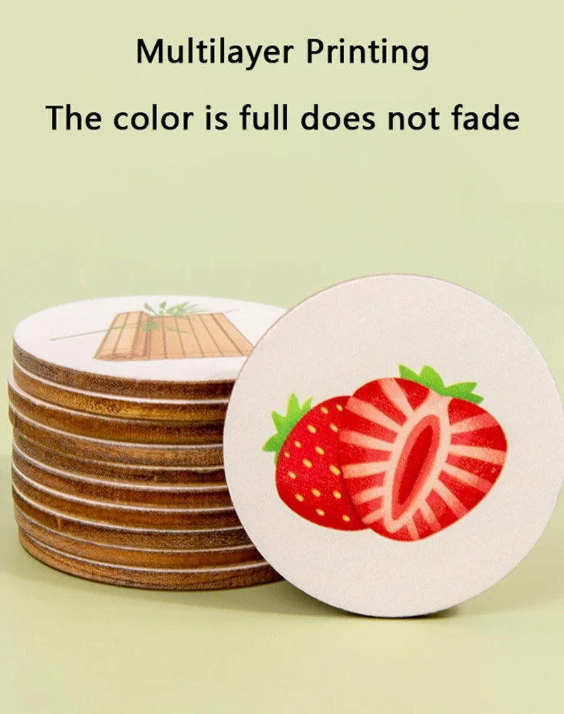 Children Montessori Toys Food Decomposition Board Game Kid Puzzle Animal Plant Cognitive Logical Thinking Training Education Toy