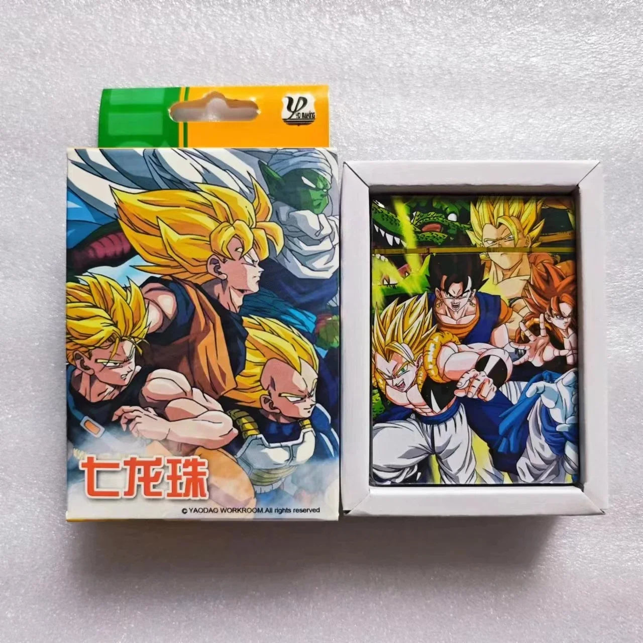 54Pcs Cards Anime Genshin Impact Cosplay Board Game Cards Jujutsu Bleach Hardcover Poker Toy Gift With Box