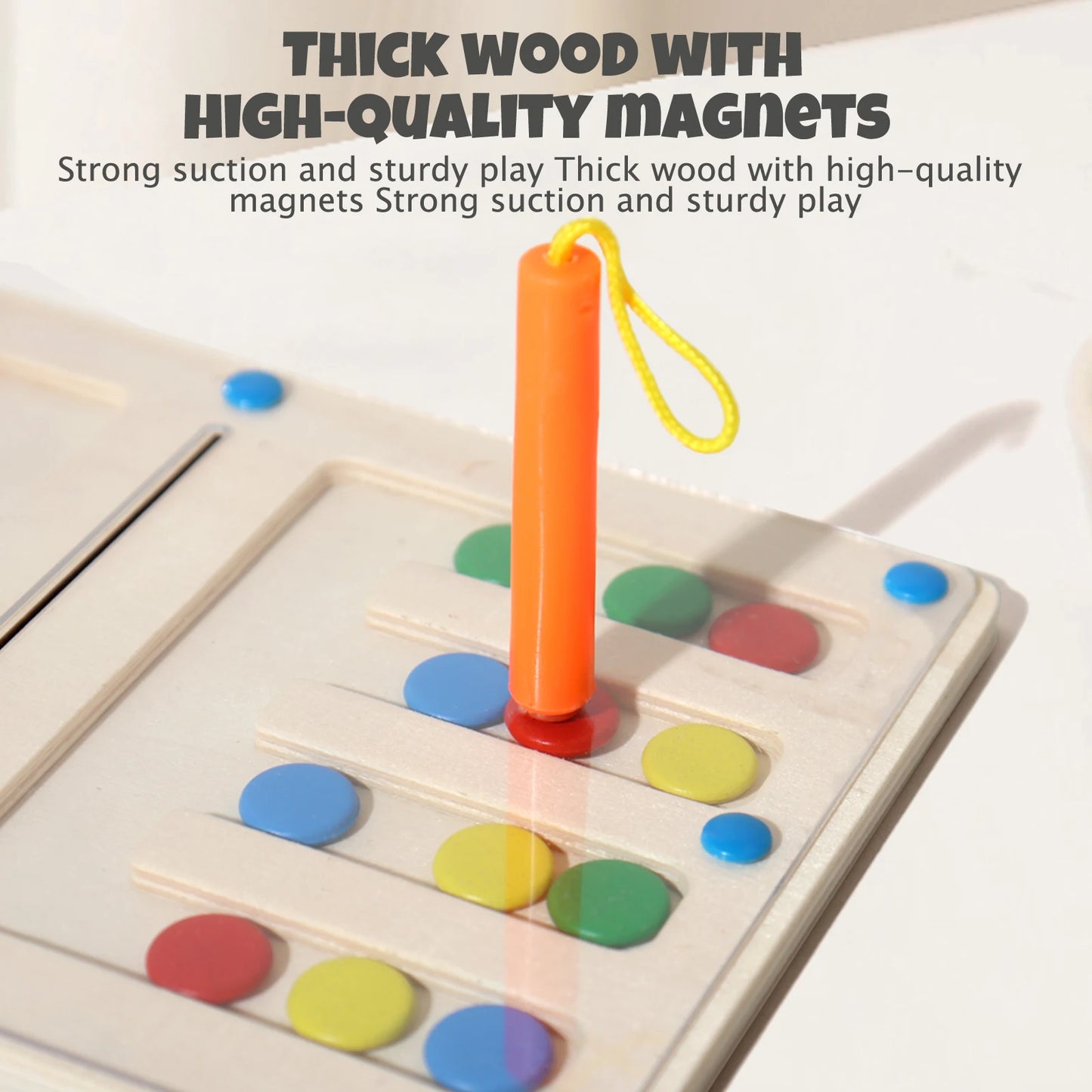 Four Color Walking Game Chess Single&Double Maze Battle Game Logical Thinking Training Montessori Early Education Puzzle Toys