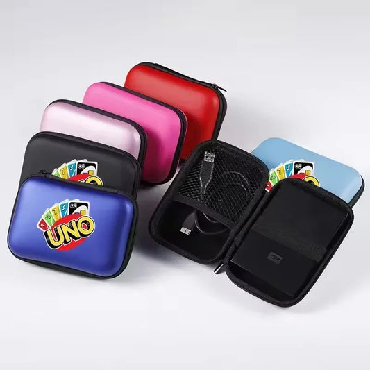 ！！！New UNO Travel Zipper Case Carry Board Game Cards Storage Package For Kids Fan Entertainment Card Holder Mini Bag