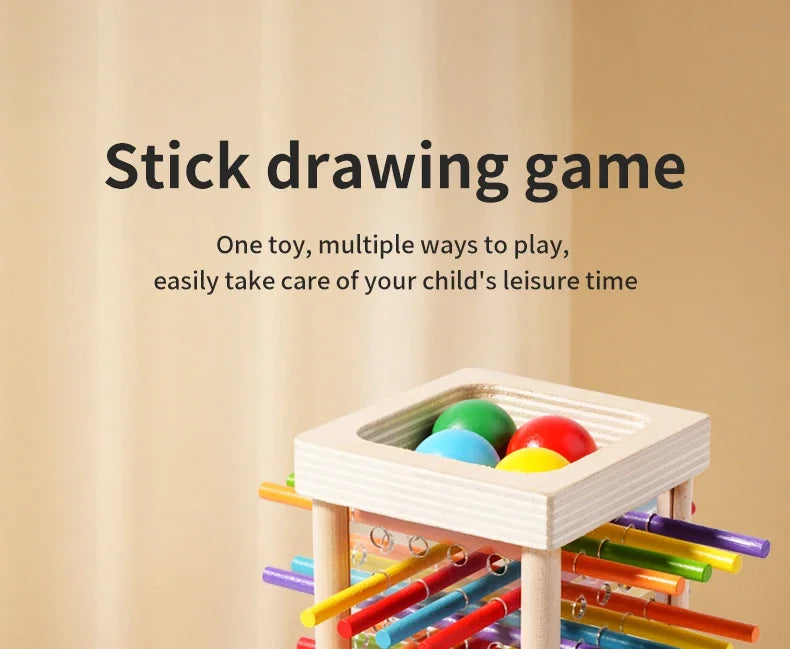 Wooden Stick Strategy Game for Kids Thinking Training Interactive Puzzle Toy Wooden Balance Battle Game for Family Party Fun