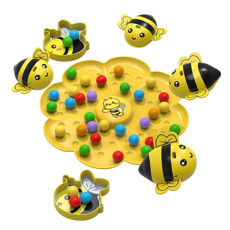 Hot Little Bumblebee Board Game Puzzle Fishing Toys Interactive Educational Magnetism Toys For Kids Christmas Gift Family Game