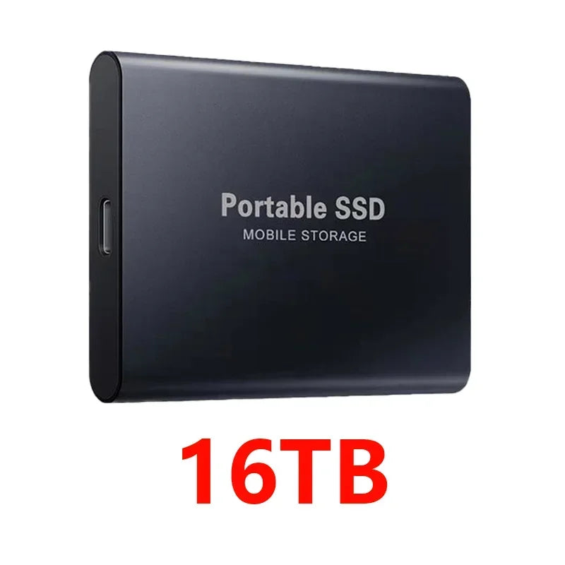 Original Hard Disk 1TB External Hard Drive 2TB High Speed Portable SSD 16TB High Capcity Solid State Drive for Laptop/Phone/Mac