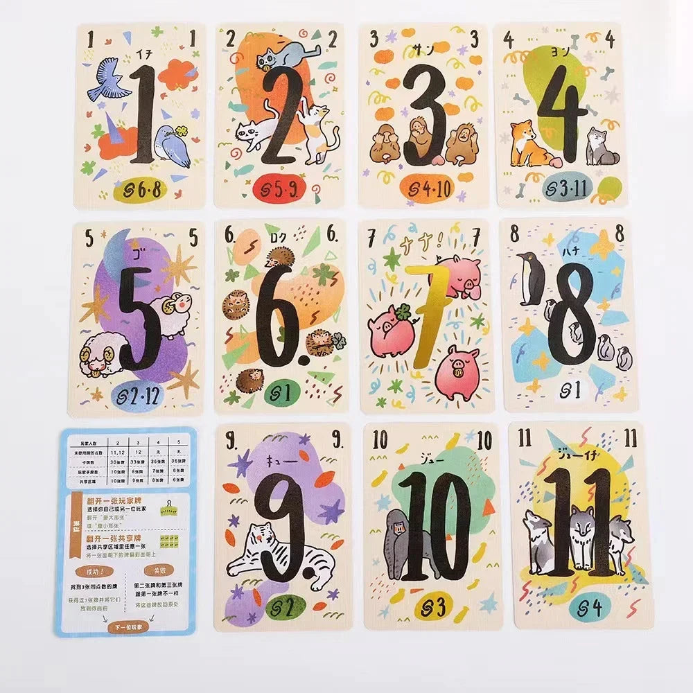 Party game Nana 777 ナナ Trio Board Game 3-6 Players Family/Party Funny Table Game Friends Entertainment Strategy Game   4.7   7 R