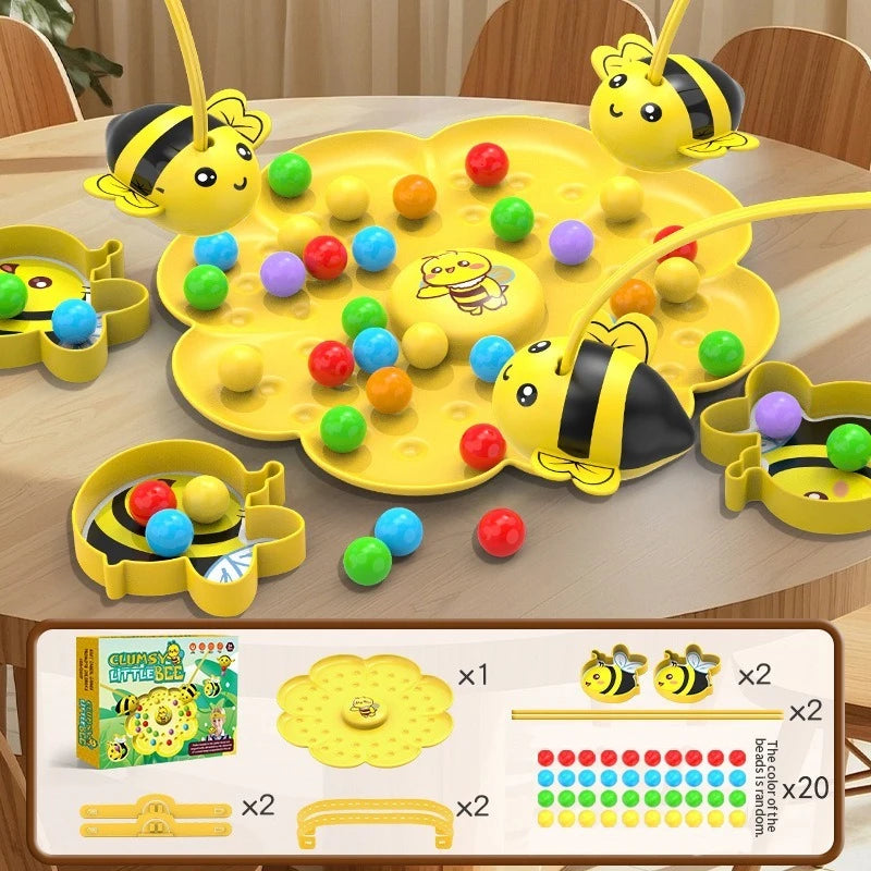 Hot Little Bumblebee Board Game Puzzle Fishing Toys Interactive Educational Magnetism Toys For Kids Christmas Gift Family Game