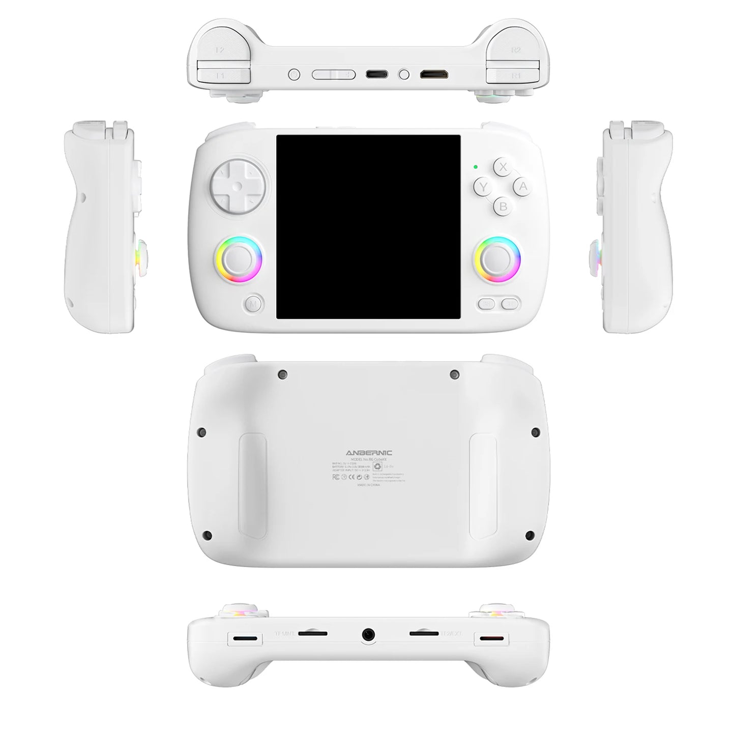 Anbernic RG CubeXX Retro Handheld Game Console 3.95 Inch IPS Screen 64 Bit Linux System Joystick Lighting