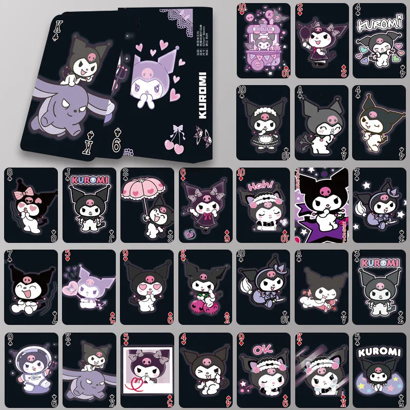 Kuromi Poker Playing Cards Game Merch Party Favors Party Game Props Gift
