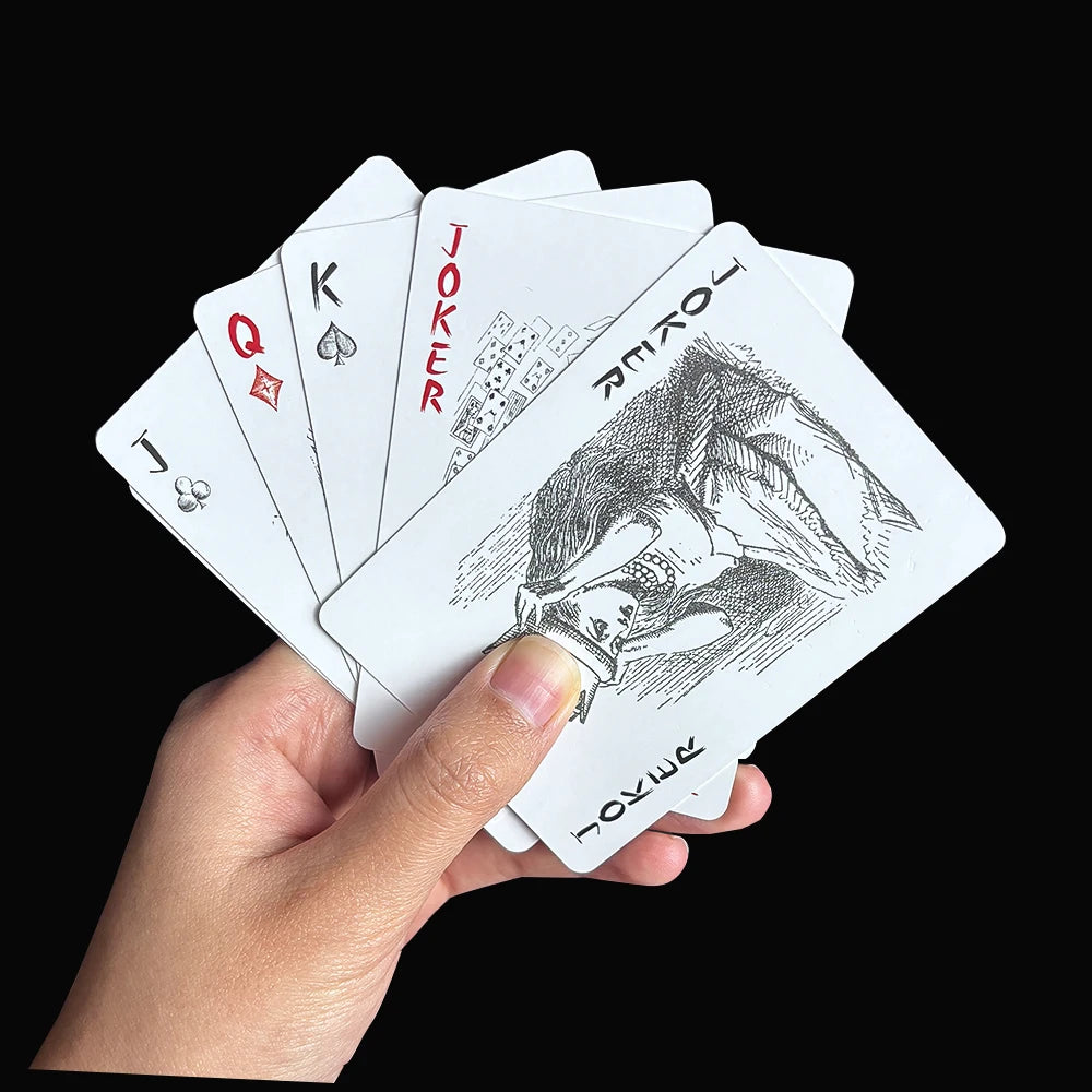 Alice Vintage Playing Cards Deck of Cards Waterproof Poker Ideal for Themed Parties, Props, Theme, and Games