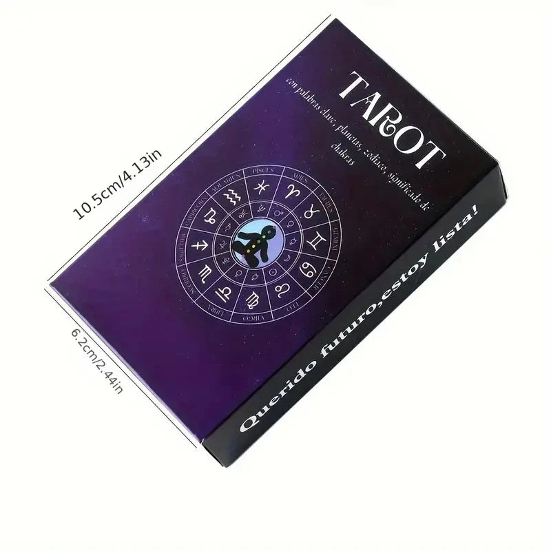 Meaning Tarot Card For Beginner Tarot, Keyword Antiqued Tarot Deck, 78 Cards Fortune Telling Game Divination Tools Perfect Gift