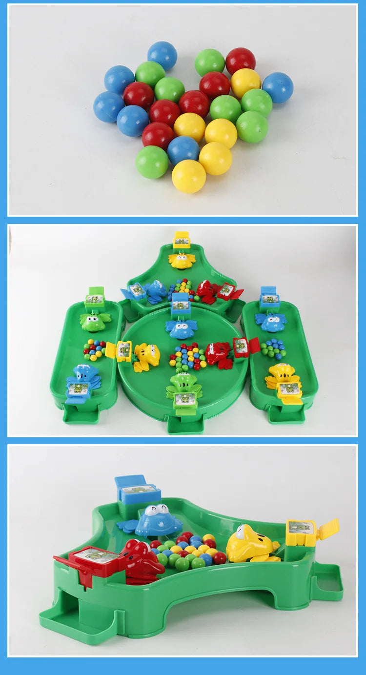 Frog Eating Bean Children Toy Greedy Bean Parent Child Interactive Fun Double Boys and Girls Puzzle Desktop Game
