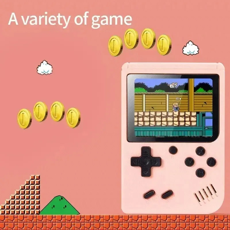 Retro Portable Mini Handheld Video Game Console 8-Bit 3.0 Inch LCD Color Kids Game Player Built-in 400 games For Kid Xmas Gift