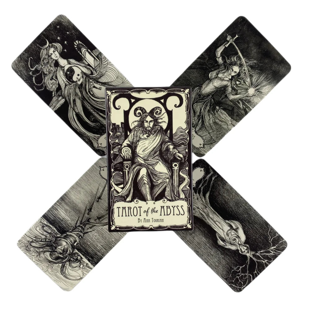 Tarot Of The Abyss Cards Divination Deck English Versions Edition Oracle Board Playing Game For Party