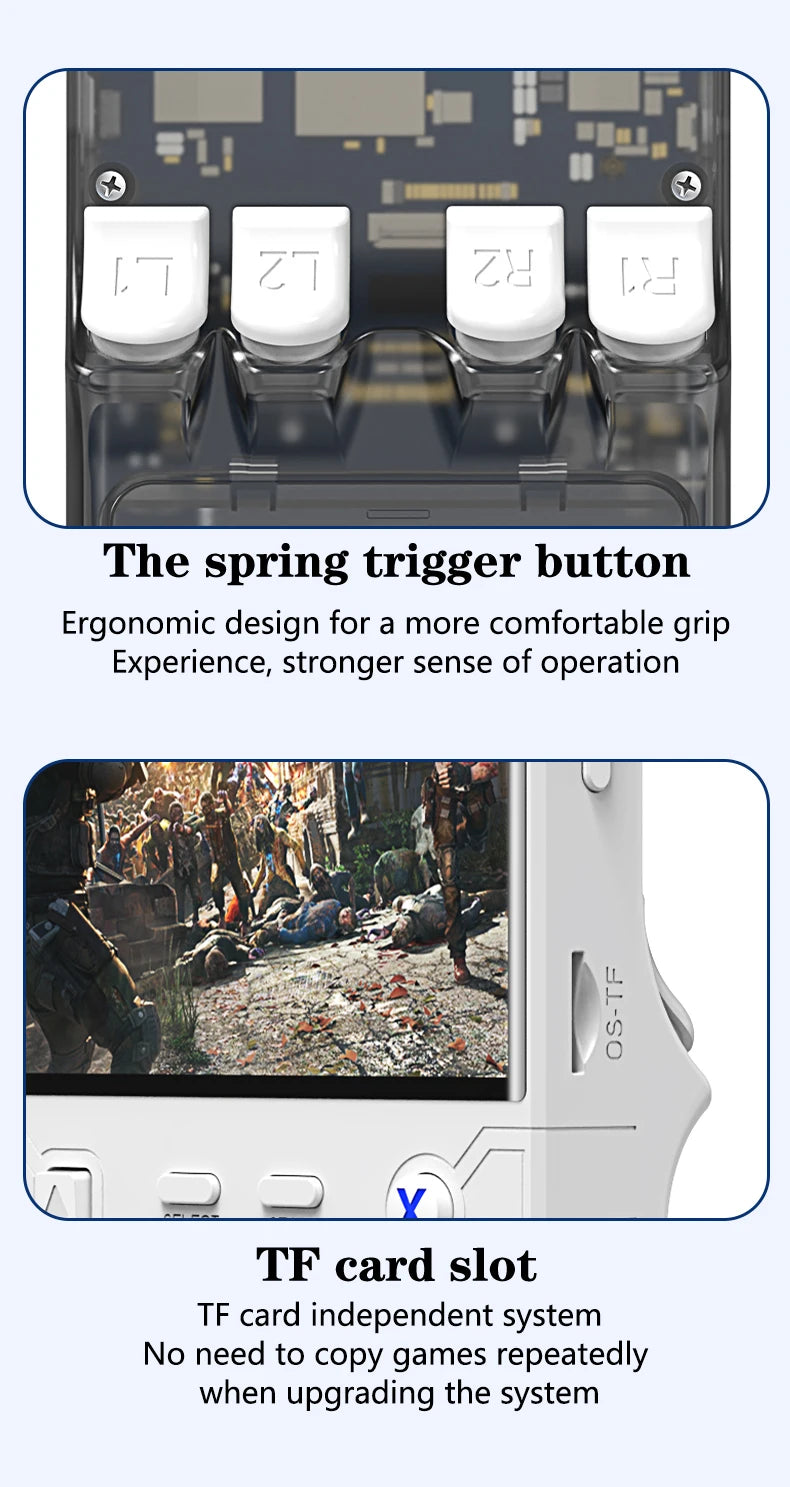 New R36 ultra retro handheld game console 4.0-inch open-source Linux system 128GB portable video player handheld game console