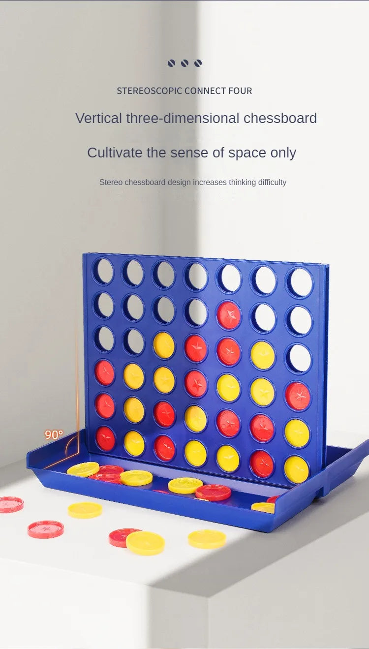 Four In A Row Bingo Chess Connect Classic Family Board Game Toys Fun Educational Toy for Kids Children Entertainment Game