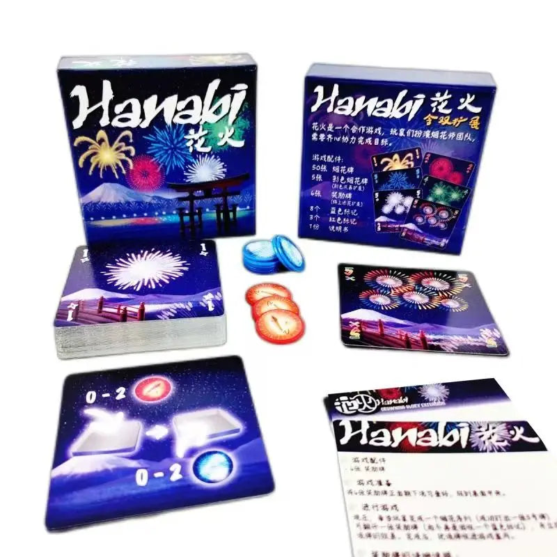 Unleash the Fun with HANABI Card Board Game for Groups - Easy to Play, Great for Parties!