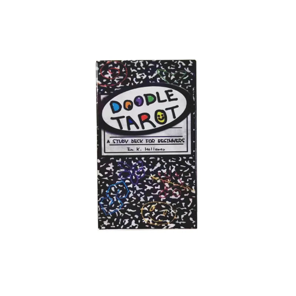 Doodle Tarot cards Deck Fortune Telling Game Divination Tools