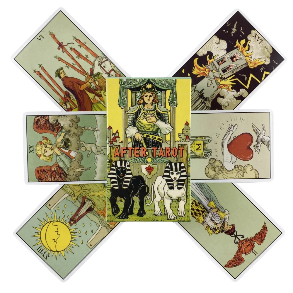 The Rider Of After Tarot Cards Divination Deck English Versions Edition Oracle Board Playing Table Games For Party