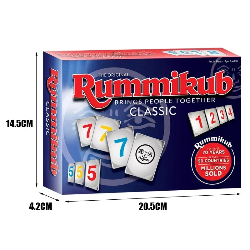 Unleash Fun and Creativity with The Classic Rami Tile Game – Rummikub Board Game Entertainment Set Family Party Night