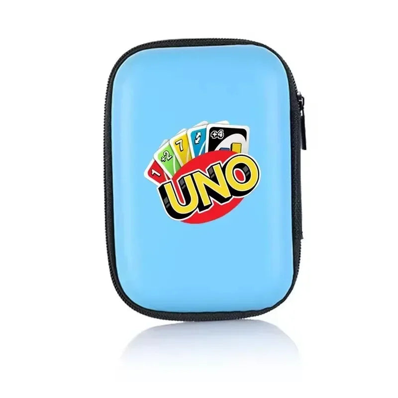 ！！！New UNO Travel Zipper Case Carry Board Game Cards Storage Package For Kids Fan Entertainment Card Holder Mini Bag