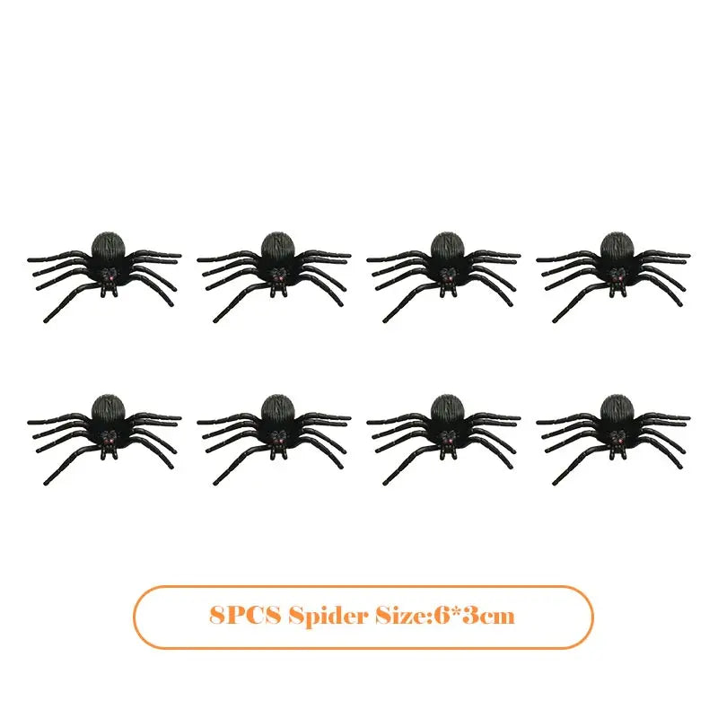 Halloween Toys Random Gyroscope Pumpkin Shell Ruler Gift Bags Simulated Spider Ghost Power Car Halloween Party Favors For Kids