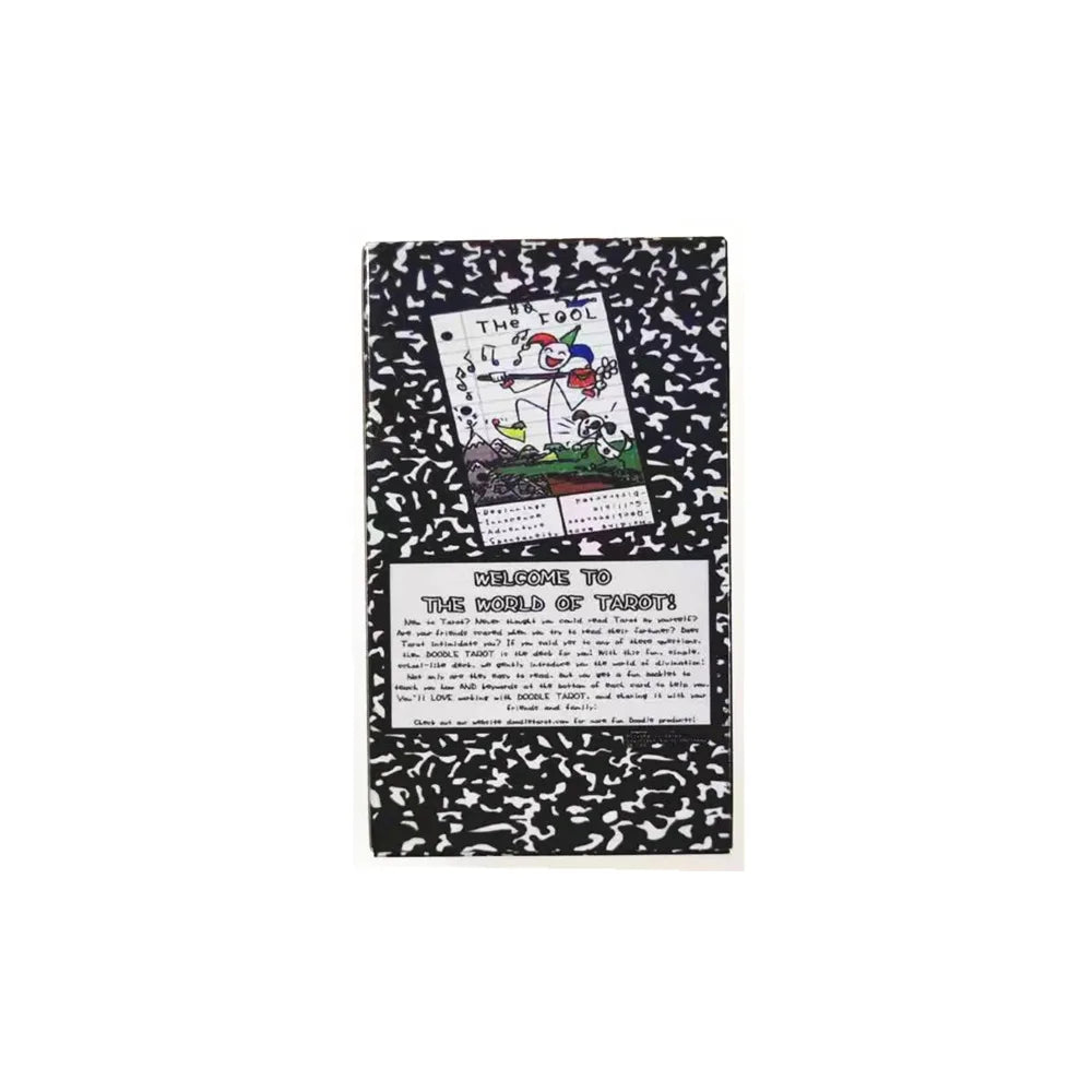 Doodle Tarot cards Deck Fortune Telling Game Divination Tools