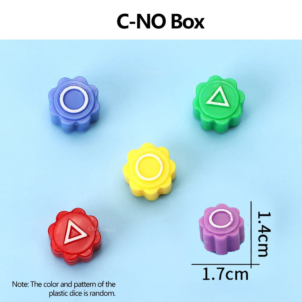 Newest Hot Stone Catching Toy Folk Game Sets Plastic Dice Family Party Game Props Improve Hand-eye Coordination Kids Toys