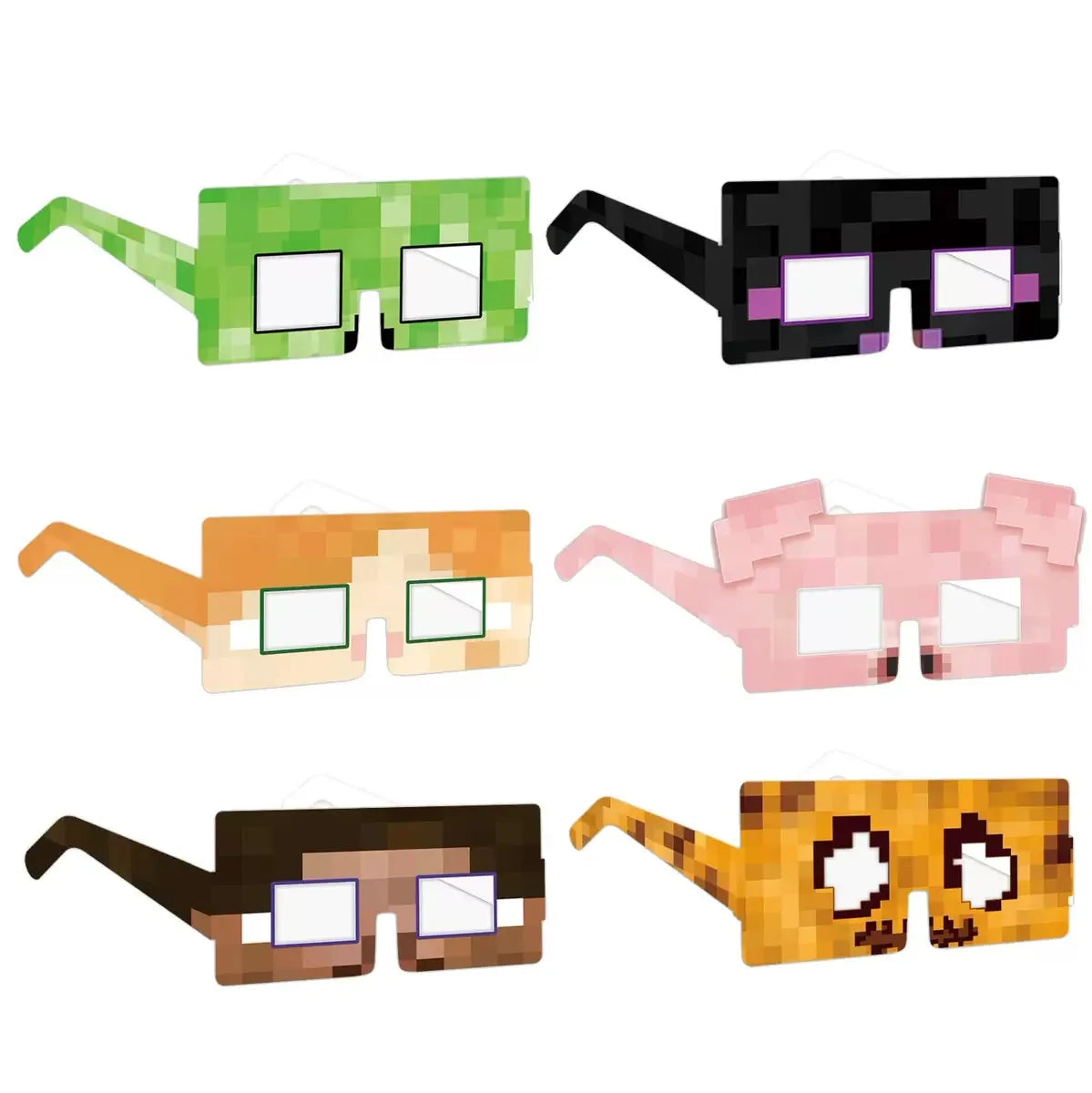Video Game Birthday Party Favors Bracelets Straw Keychain Kids Miner Craftings Birthday Party Favors Gift School Reward Pinata