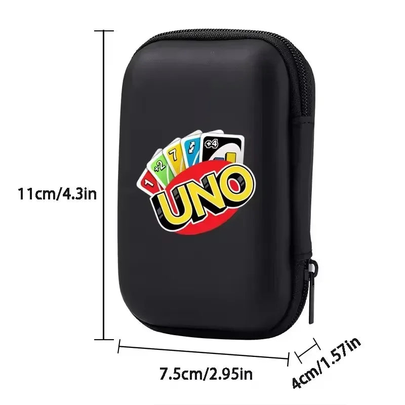 ！！！New UNO Travel Zipper Case Carry Board Game Cards Storage Package For Kids Fan Entertainment Card Holder Mini Bag