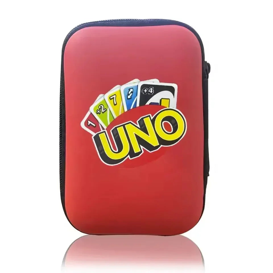 ！！！New UNO Travel Zipper Case Carry Board Game Cards Storage Package For Kids Fan Entertainment Card Holder Mini Bag
