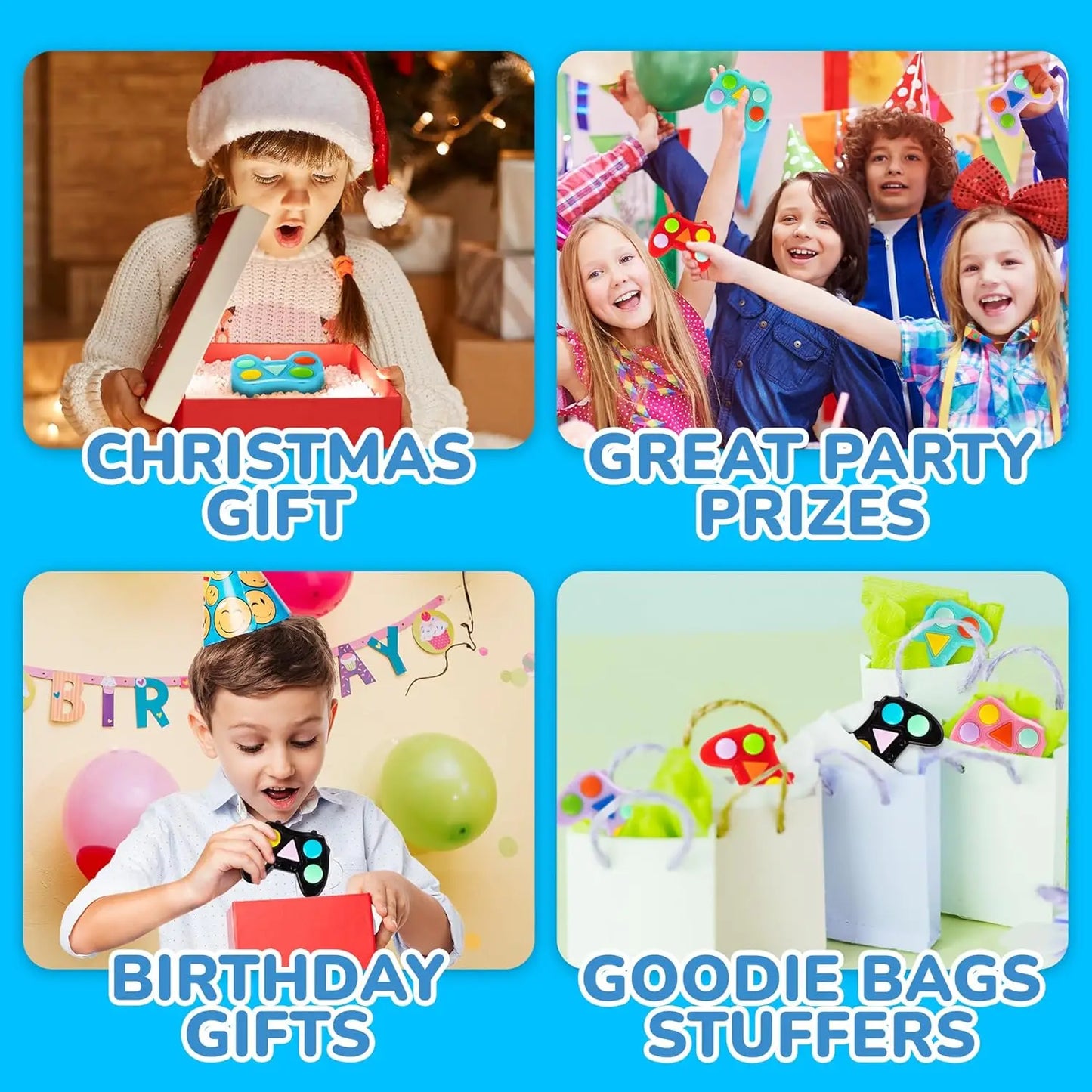 5-50PCS Memory Training Game for Kids Clearance Button Toy Mini game Video Game Party Favors School Birthday Gift Class Prizes