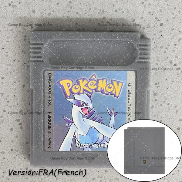 GBC Video Game Cartridge Console Card Pokemon Blue/Crystal/Green/Gold/Red/Silver/Yellow High Quality with Multi-language