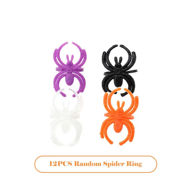 Halloween Party Favors Kids Simulated Scorpion Spider Pumpkin Ghost Power Car Fun Spring Coil Toy Set Halloween Gift For Kids